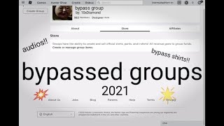✅7  Roblox Bypassed Groups January 2021✅