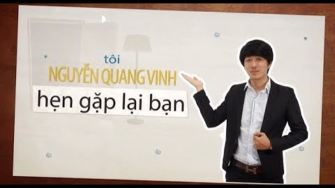 Lớp Dạy Học - Microsoft Excel 2013 nâng cao - Nguyễn Quang Vinh