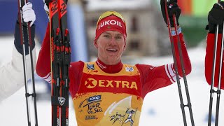 15 km interval start Tour de ski Bolshunov Alexander vinner