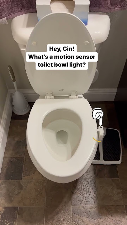 Chunace Toilet Bowl Night Light with Motion Sensor - Cool Bathroom