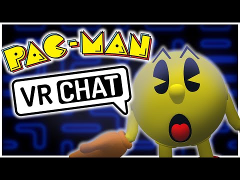 PAC-MAN LOOKS FOR GHOSTS IN VRCHAT! ~ VR HILARIOUS MOMENTS Ft. @TKTailsVR  (Pac-Man)