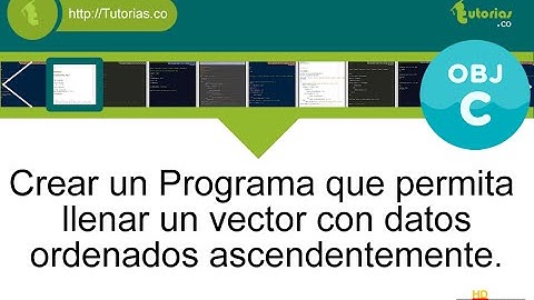 POO + arrays + Objective C (llenar vector datos ascendentemente)