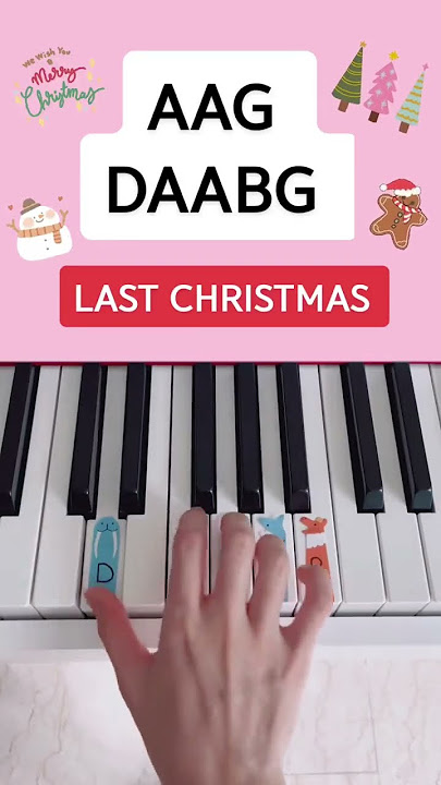 Last Christmas (Piano Tutorial) #lastchristmas #christmaspiano #christmaspianomusic #easypiano