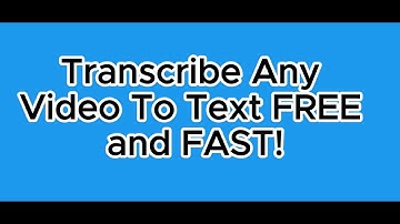 Transcribe Any Video to Text FREE and FAST Using YouTube (Step-by-Step)