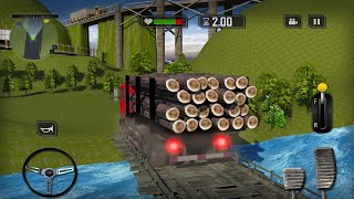 Forest Truck Off Road Simulator - Dirt Truck Drive Gameplay (iOS, Android) Part 2 screenshot 4