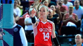 Do not 😈 angry 😈 the Captain of the Turkish Volleyball Team - Eda Erdem Dündar | World Cup 2022