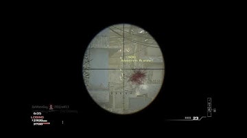 MW3-AWESOME SNIPER DOUBLE KILL