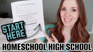 5 STEPS TO EASILY PLAN HOMESCHOOL HIGH SCHOOL | PLANNING HOMESCHOOL HIGH SCHOOL | HOW TO HOMESCHOOL