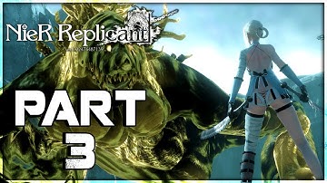 NieR Replicant ver.1.22474487139... Walkthrough PART 3 - Hook Boss Fight (PS4 PRO 1440p)