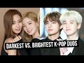 Brightestdarkest duo of each kpop group