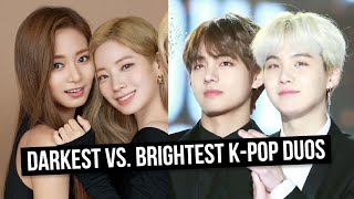 Brightest-Darkest Duo of Each Kpop Group