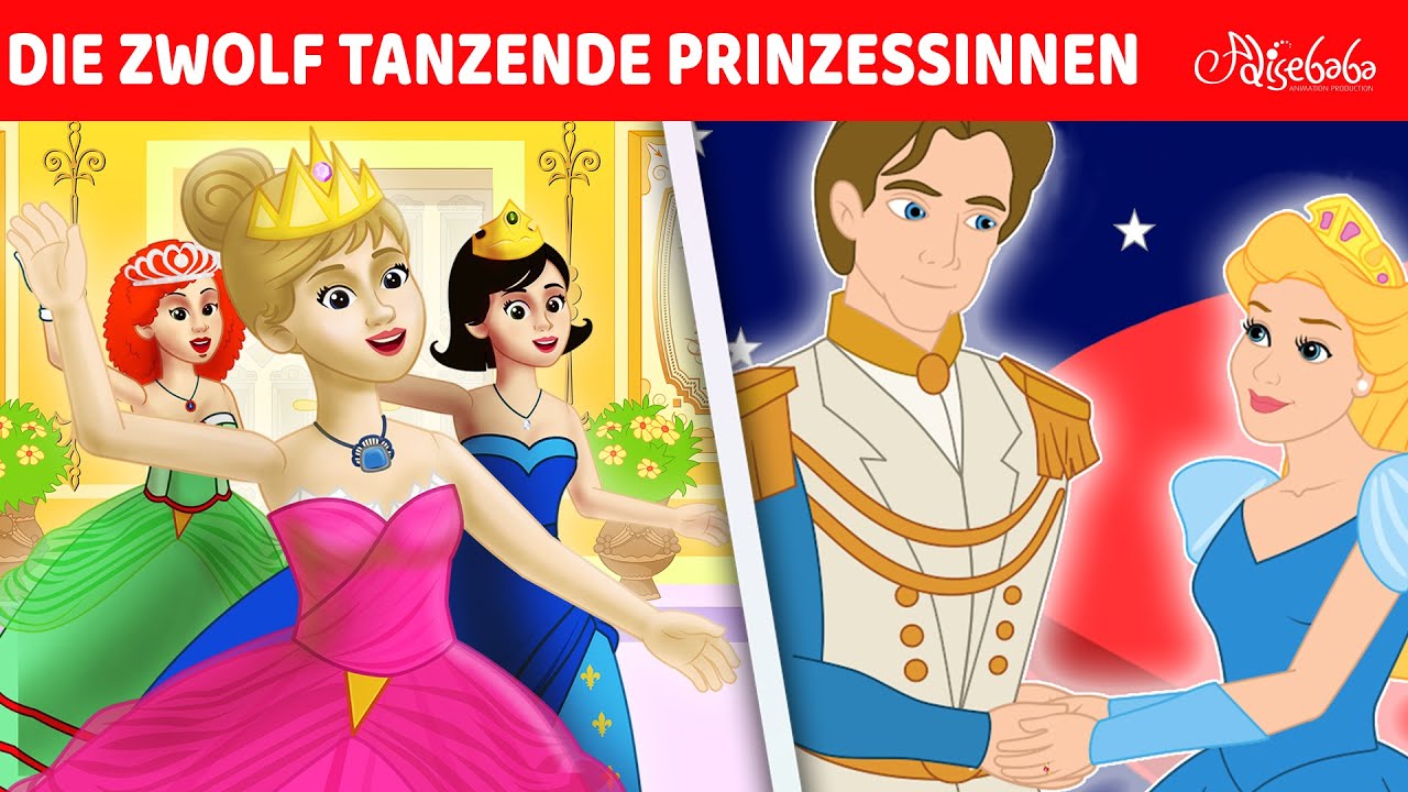 Die Zwölf Tanzende Prinzessinnen + Die Prinzessin auf der Erbse + Rote Schuhe Märchen für