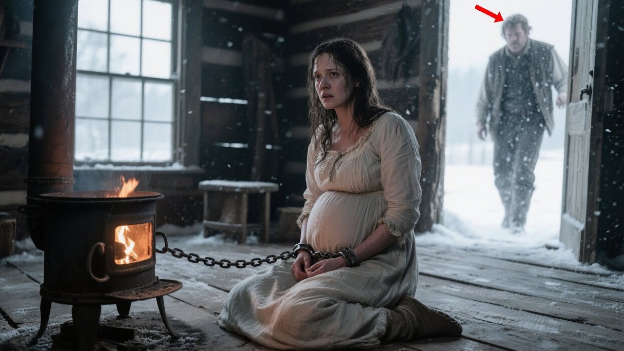 He Took Shelter in a Cabin During the Storm, Inside Was a Woman Giving Birth, Tied to the Stove