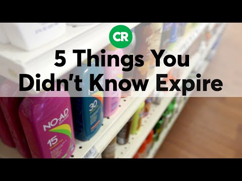 5 Things You Didn't Know Expire | Consumer Reports