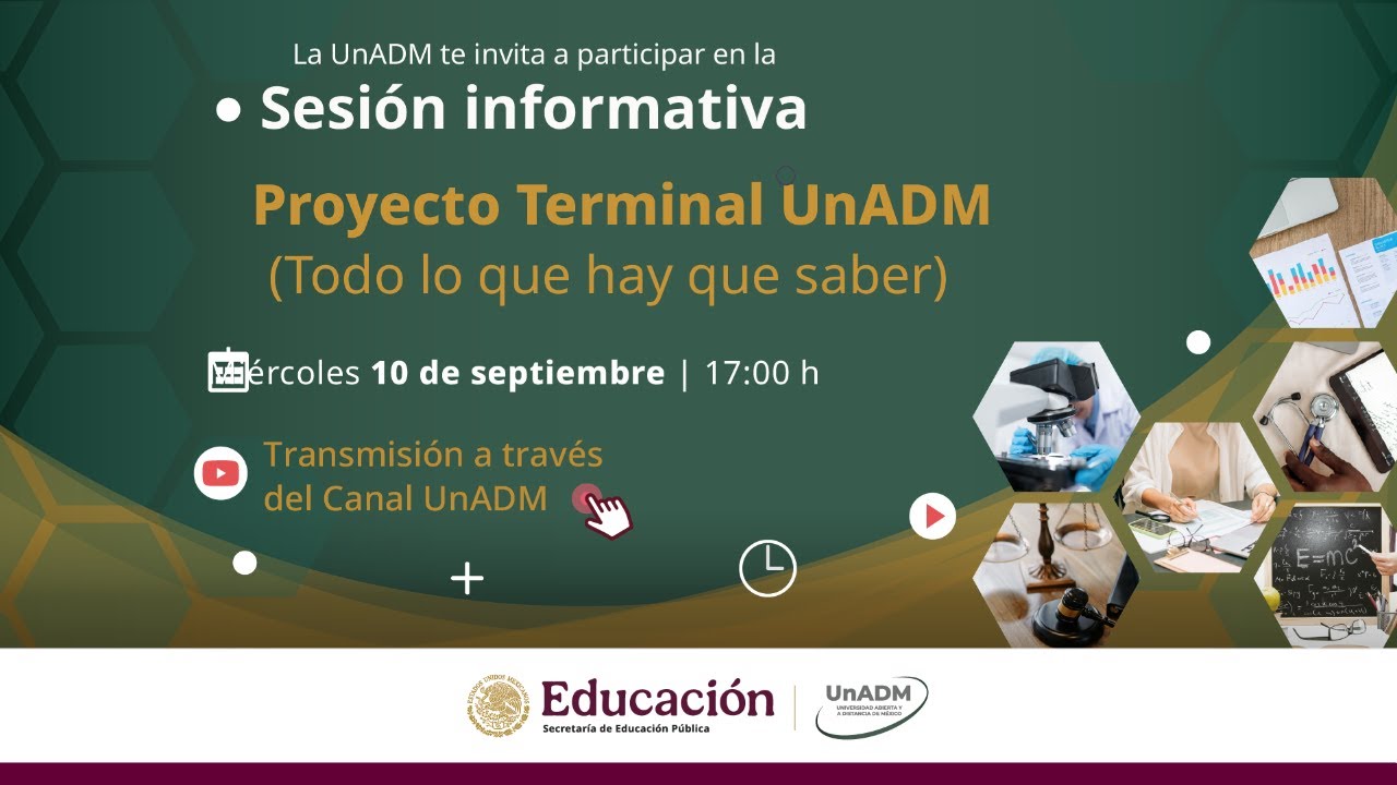 Sesión informativa. Proyecto Terminal UnADM