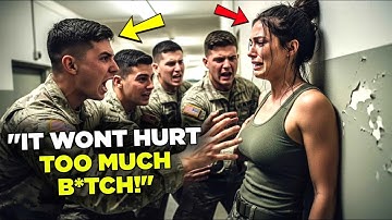 Vier rekruten probeerden haar in het nauw te drijven, 20 seconden later realiseerden ze zich dat ...