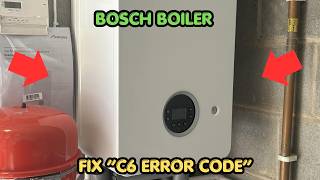 How To Fix The Bosch Boiler C6 Error Code?