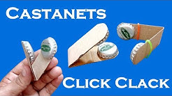 Castanets | Click Clack | How To Make Castanet With Bottle Cap | How To Make Click Clack Toy |