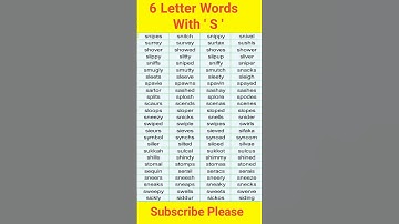 6 Letter Word
