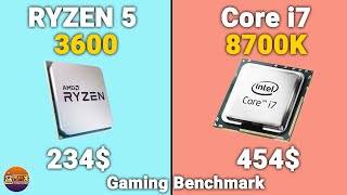 Ryzen 5 3600 Vs. i7-8700K | 1080p and 1440p Gaming Benchmarks