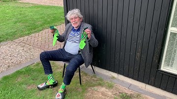 Bennie Jolink, ambassadeur van de Achterhoekse sokken.