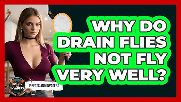Why Do Drain Flies Not Fly Very Well? - Insects and Invaders