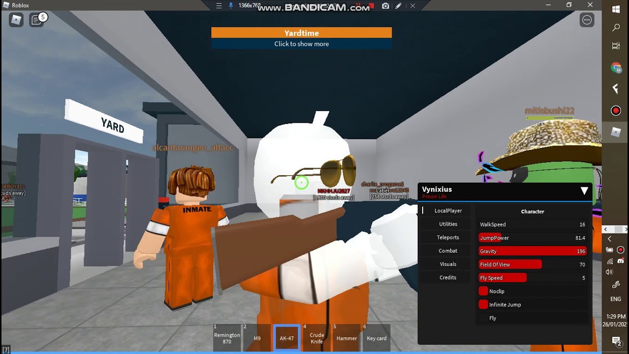 Roblox Prison Life Hack Working 2021 Noclip Esp Super Punch And More Youtube - how to noclip in roblox prison life