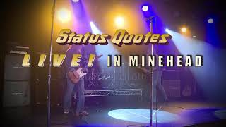 STATUS QUOTES - LIVE! IN MINEHEAD, DVD promoteaser ( Status Quo Tribute)