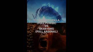 Titanus godzilla vs skar king | #4k #edit #vs #godzillaxkongthenewempire #kong #gxk