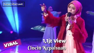 Penuh Penghayatan !! Lesti - Cincin Kepalsuan | Konser ultah Lesti ' Kulepas dengan ikhlas '