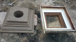 cómo fabricar capiteles de concreto para columna cuadrada