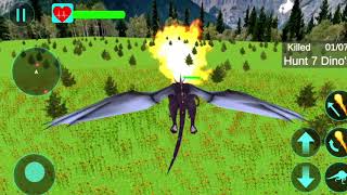 Best Dino Games - Dragon Simulator Fighting Arena: Dragon Free Game Android Gameplay screenshot 3