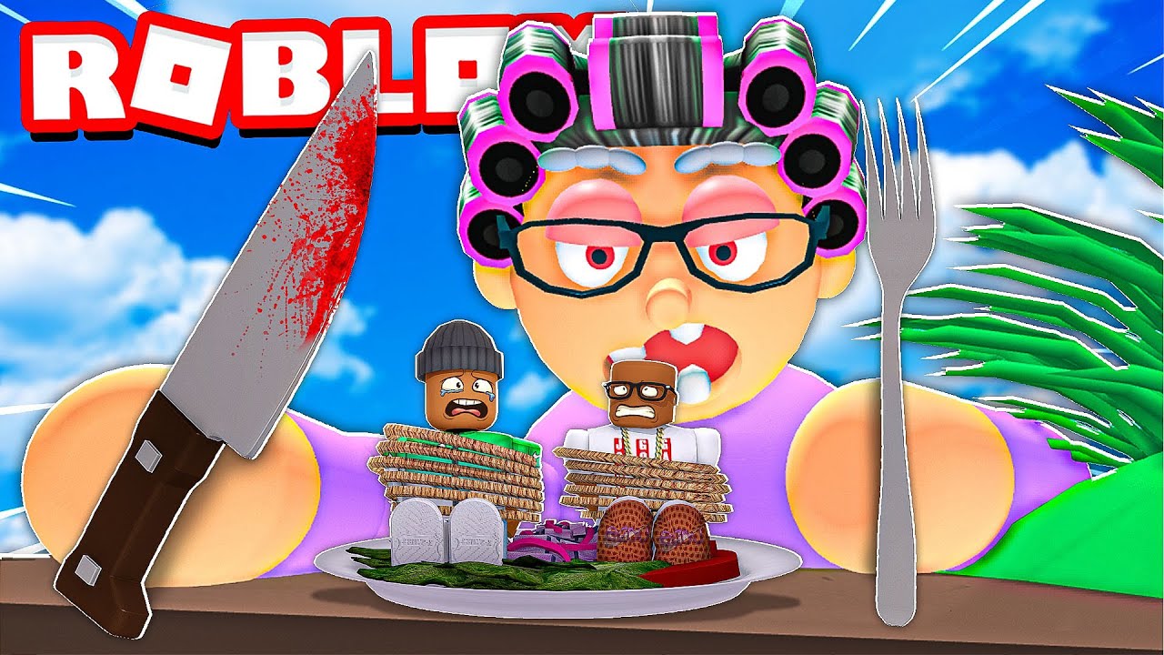 playing 100m escape grandma s house obby in roblox youtube