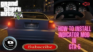 HOW TO INSTALL TURN INDICATORS MOD in GTA V | GTA 5  | 2022