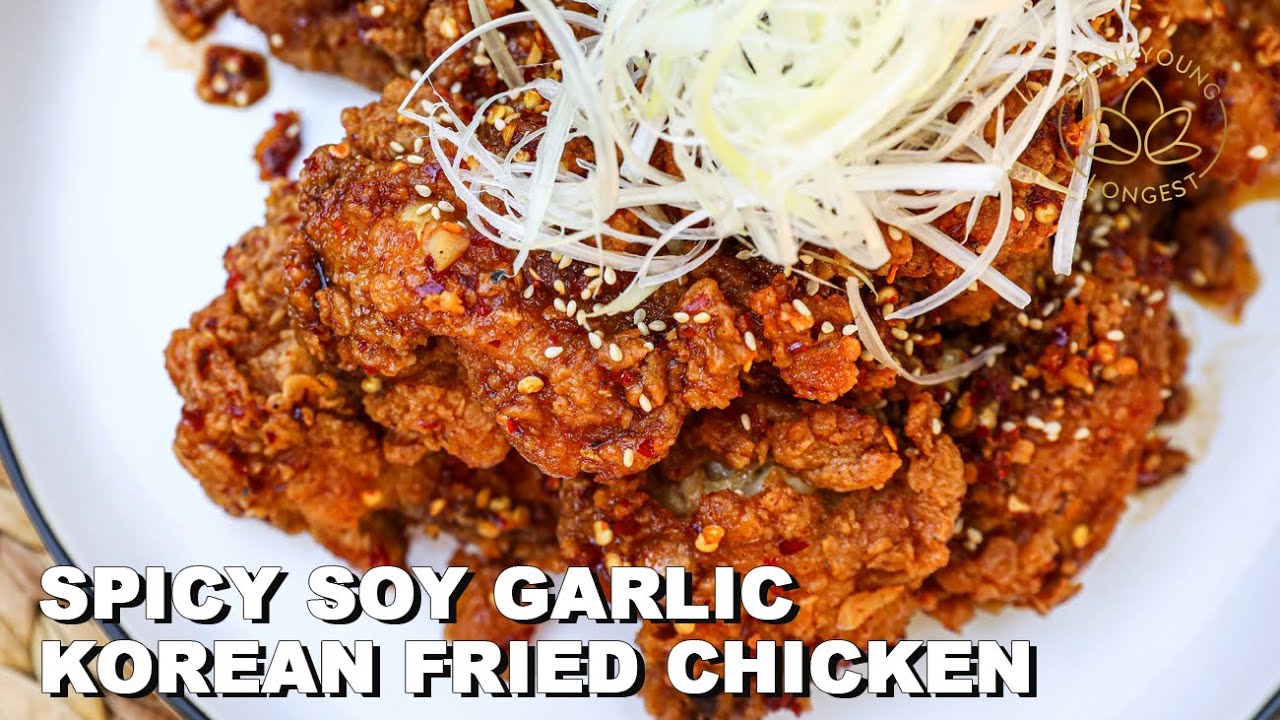 Spicy Soy Garlic Fried Chicken 