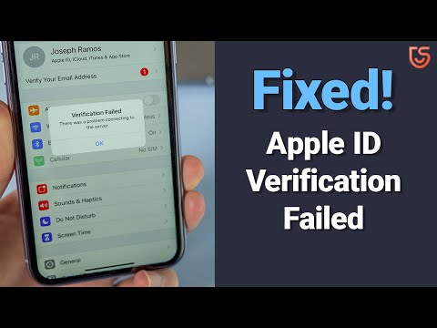 How to Fix Apple ID Verification Failed on iPhone/iPad 2020