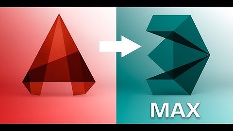 How to import autocad file in 3ds max