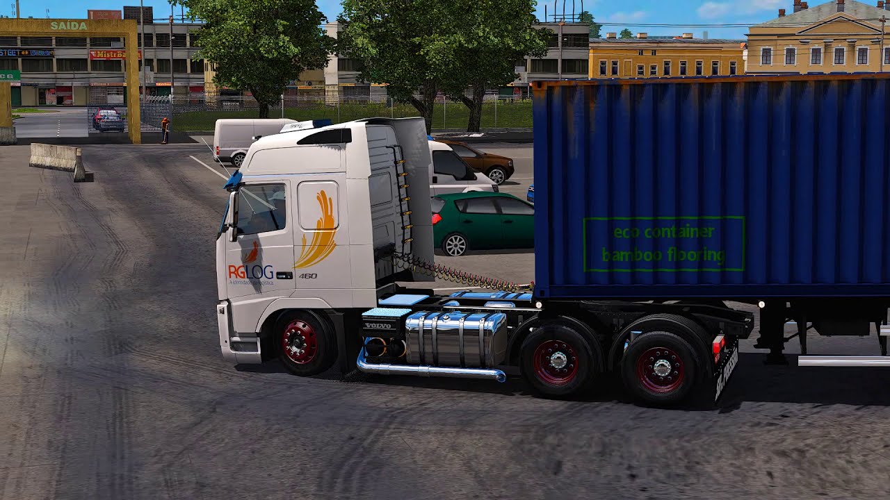 VOLVO FH 2009 + SKIN RG LOG + CONTAINER DIERCT X 9 E 11