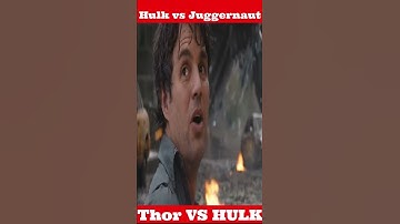 Hulk Vs Juggernaut / Thor vs Hulk Who will Win 🥵 #shorts #shortvideo
