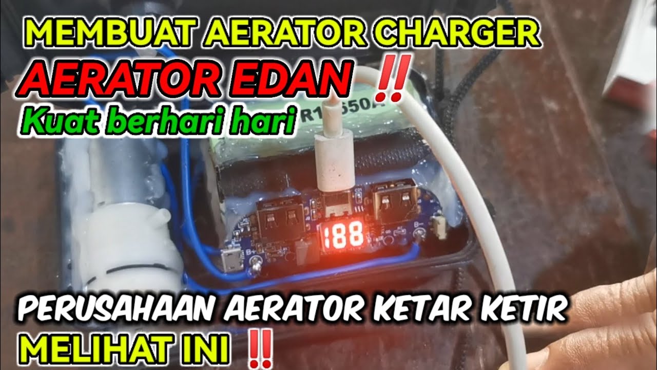 CARA MEMBUAT AERATOR CHARGER MURAH BERKUALITAS