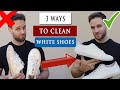 3 Easy ways to CLEAN WHITE SHOES at home