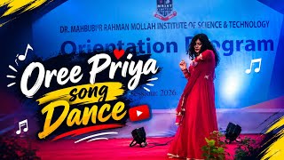 Full Oree Priya Song Dance Cover By Mrist Girl || Mrist orientation || Guide