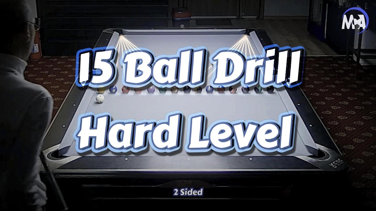 Image of video the Pool Billiards 15 Ball Hard Level Drill #billiards #8ballpool  #poolplayer #billiard #9ball #sports 6