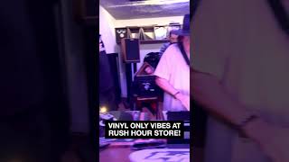 Louie Vega vinyl DJ at Rush Hour Record Store in Amsterdam #housemusic