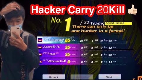 Hacker Carry 20Kill | Rules Of Survival | Streamer KH
