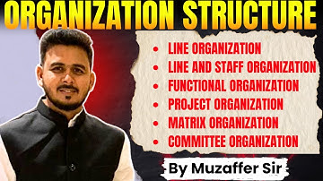 Mine Management | Organization Structure | DGMS 2025 Preparation | by Muzaffer Sir