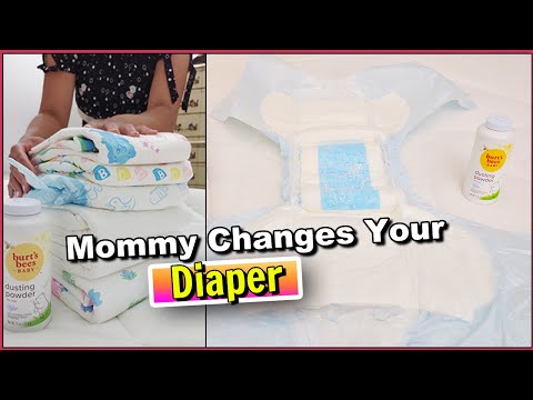 ABDL - Mommy Changes Your Diaper With Baby Powder