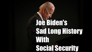 Joe Biden's Sad LONG History of trying to cut Social Security (Now Denying it)