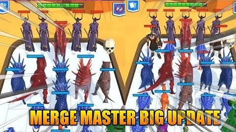 Merge Master Dinosaurus Fusion, All Levels Gameplay walkthrough Android iOs , Max Gaming Levels 15