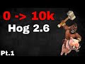 Can I Reach 10,000 Trophies With Only Hog 2.6?